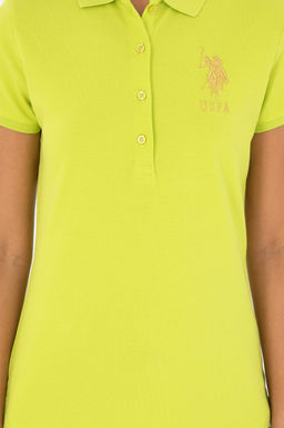 Женская базовая футболка фисташкового цвета Неожиданная скидка в корзине - U.s. polo assn фото 6