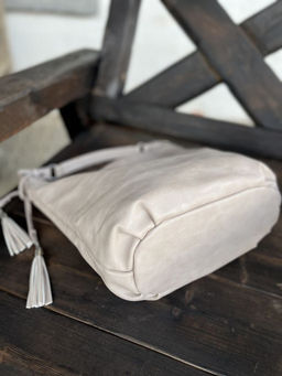 Женская сумка хобо из эко кожи 0012 Хаки - Kenguluna фото 5