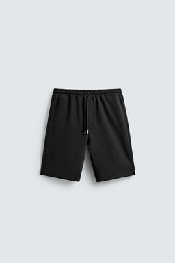 INTERLOCK BERMUDA SHORTS WITH LABEL - Zara фото 7