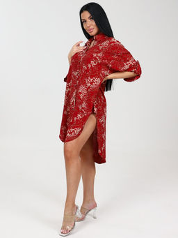 217 ТУНИКА (Бордовый) - А-дина фото 4