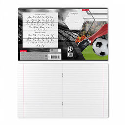 Цена за 200 шт. Тетрадь школьная ученическая ErichKrause Dribbling, 18 листов, клетка (в плёнке по 10 шт.)  фото 19