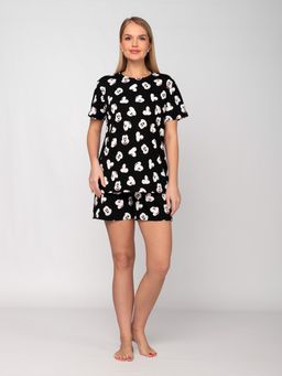 Костюм женский кулирка с шортами "МИККИ"