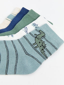 Desenli Erkek Bebek Soket ?orap 5li