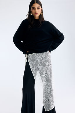 Falda cruzada de encaje - H&m фото 5