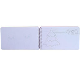 Новогодний альбом с трафаретами и наклейками Снеговичок, 72 стр. - Буква-ленд фото 5