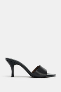 SANDALIA TAC?N PIEL / Negro - Zara фото 3