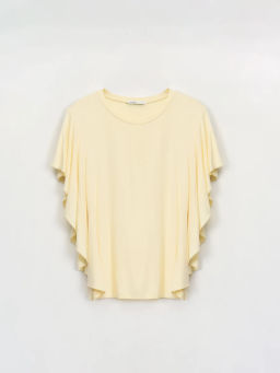 Футболка с воланами из бамбука ZR2605023412-133 / Zarina