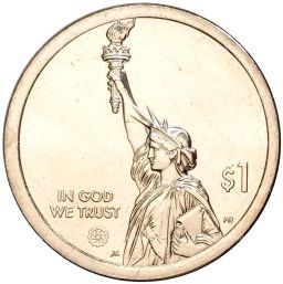 1 доллар 2021 года D США  Американские инновации -Мост-тоннель через Чесапикский залив