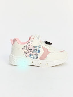 Lilo ve Stich Bask?l? I??kl? K?z ?ocuk Spor Ayakkab?