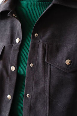 Martichelli Рубашка в стиле сафари антрацит фото 12