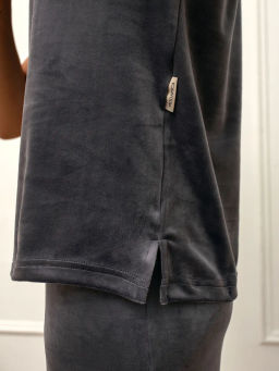 Костюм женский Кэт-1 Велюр Графит М-274К MODAMICA