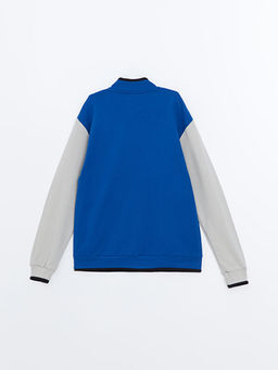 Bask?l? Uzun Kollu Erkek ?ocuk Kolej Ceket - Waikiki фото 3