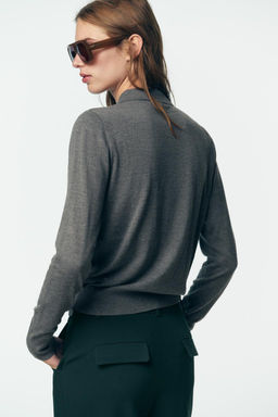 PLAIN KNIT POLO SHIRT - Zara фото 6