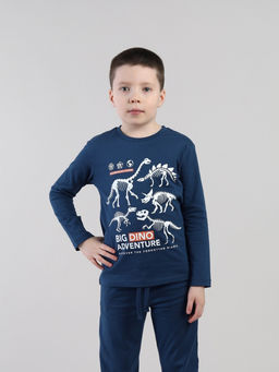CRB wear / CSKB 64011-41-431 Джемпер для мальчика,темно-синий/Ex.Cherubino