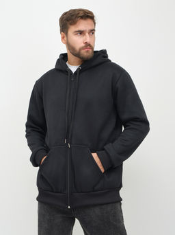 Толстовка муж. Дэнди 3-х нитка начес черный