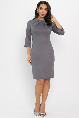Платье трикотажное Эмми (серое) П14598-10М