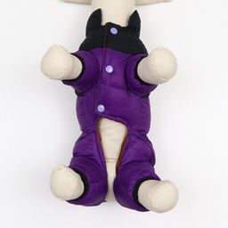 Комбинезон Умка, размер 16 (ДС 36 см, ОГ 46 см, ОШ 35 см), чёрно-фиолетовый - Simaland фото 5