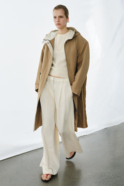 CONTRAST PARKA ZW COLLECTION - Zara фото 2