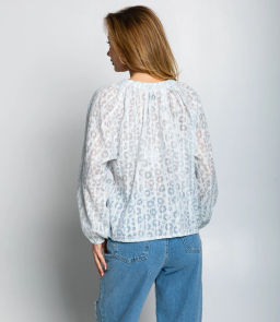 Блуза #КТ197 (1), ментоловый