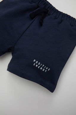 Шорты с принтом для маленьких мальчиков - Defacto фото 3