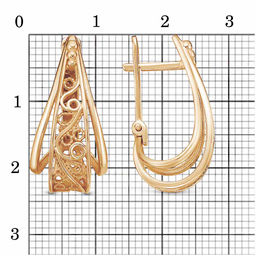 СЕРЬГИ 32012348 - Красная пресня фото 2