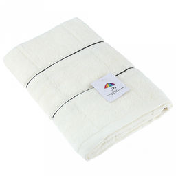 Полотенце махровое "Комфорт" 50х90см, хлопок 100%, молочный (Китай)