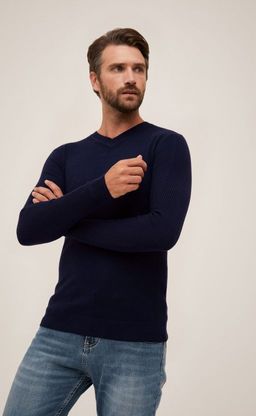 Пуловер F021-15-901 blue - Fine joyce фото 4