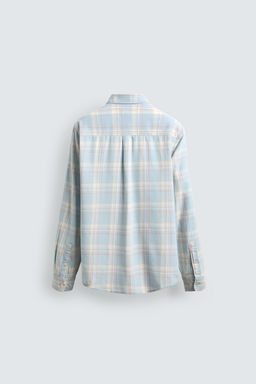CAMISA DENIM LIGERO AARON LEVINE X ZARA / Azul claro  фото 7