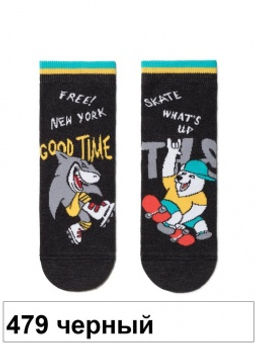 Носки дет.TIP-TOP 17С-10СП, р.22 (48/6) - 479 черный - Conte elegant фото 2