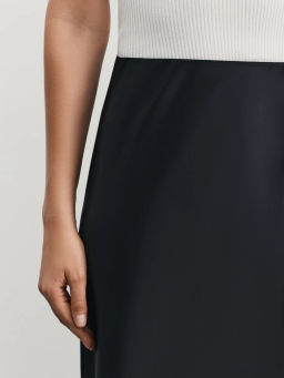 Атласная юбка миди / Zarina  фото 6