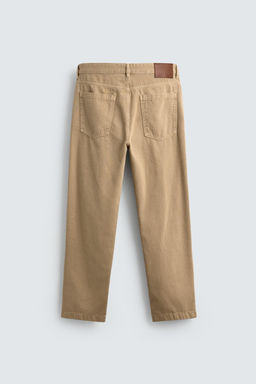 WASHED REGULAR FIT JEANS - Zara фото 6