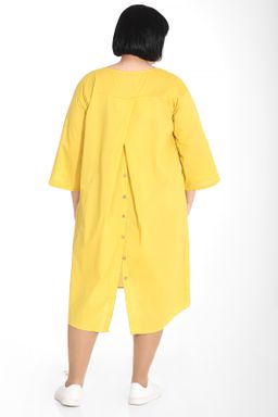 Летнее платье больших размеров свободное - Almond фото 2