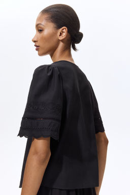 Blusa con mangas abullonadas - H&m фото 3