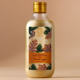 Пена для ванны URAL LAB «Зимнее чудо», аромат ванильного пряника, Новый Год