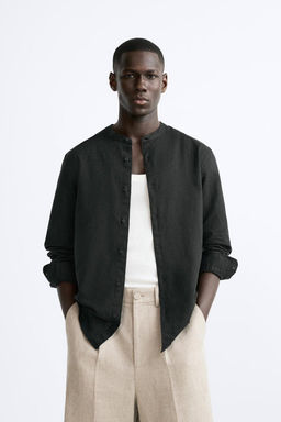 PAMUKLU KETEN GOMLEK - Zara фото 6