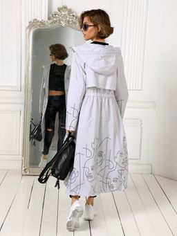 22126 Плащ св.серый - Dizzyway фото 3