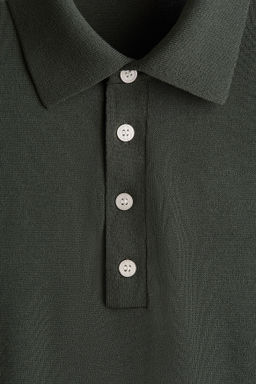 Polo en punto fino Regular Fit - H&m фото 4
