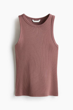 Camiseta sin mangas en algod?n acanalado - H&m фото 2