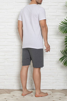 Bej - Indigo Regular Fit Koala Bask?l? Sortlu Orme Pijama Tak?m? TMNSS25PT00041 - Trendyolmilla фото 2