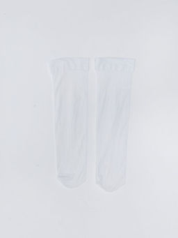 Basic K?z ?ocuk Diz Alt? ?orap 2li - Waikiki фото 2