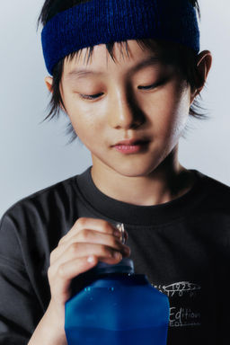 CAMISETA SPORTY LOGO / Gris antracita