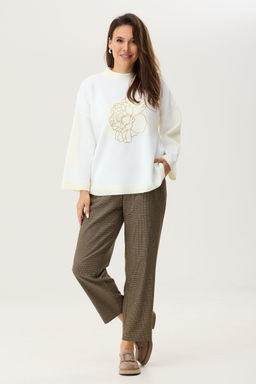 Костюм Magia mody 2351 молочный+ коричневый