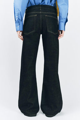 ZW COLLECTION WIDE-LEG LOW-RISE JEANS - Zara фото 3