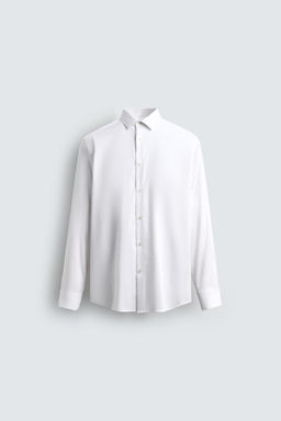 SLIM FIT SHIRT WITH CUFFLINKS - Zara фото 6