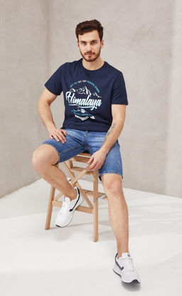 Футболка F111-06bb-659 d.blue