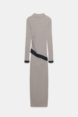LONG DOUBLE-EFFECT DRESS - Zara фото 4