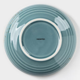 Тарелка глубокая Magistro Церера, 700 мл, d=18.5 см, фарфор, голубая фото 4