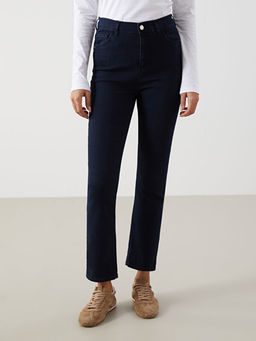Straight Fit Kad?n Jean Pantolon