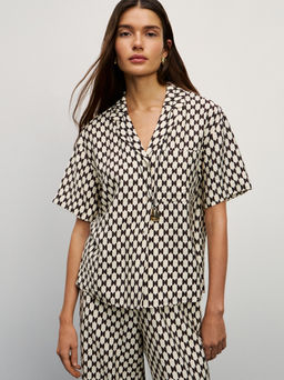 Рубашка из вискозы с принтом / Zarina