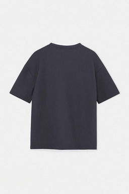 Gri Oversize/Genis Kesim Ottoman Orme T-Shirt TMNSS26TS00038 - Trendyolmilla фото 3